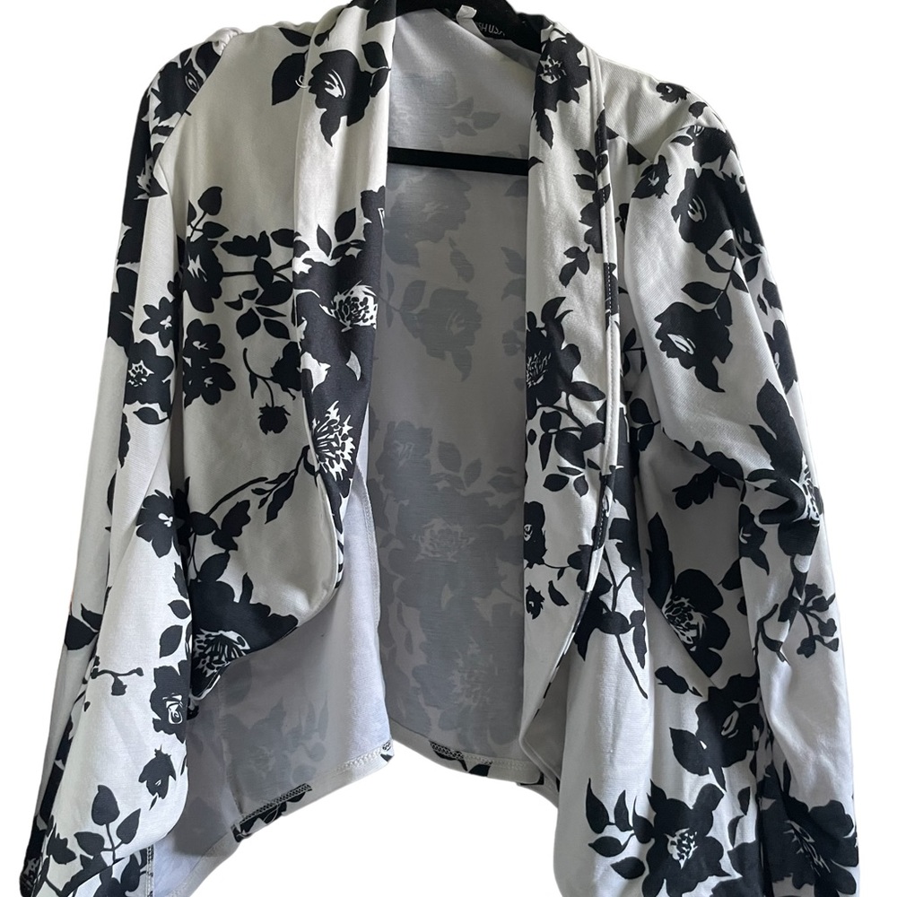 Suit type jacket but sweatshirt material